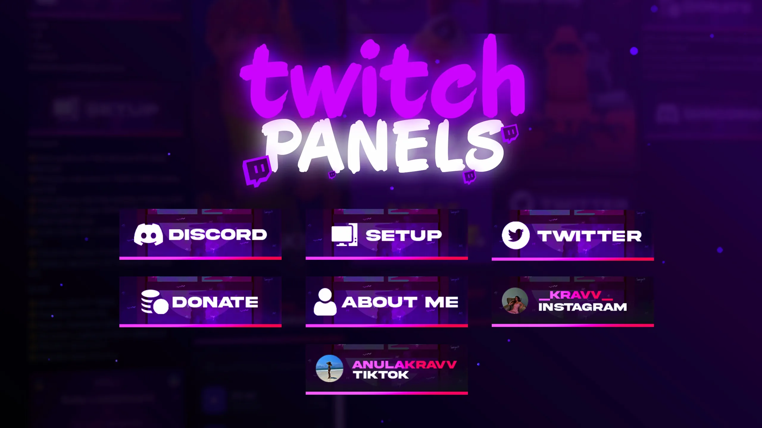 Projekt baneru / overlay / Twitch