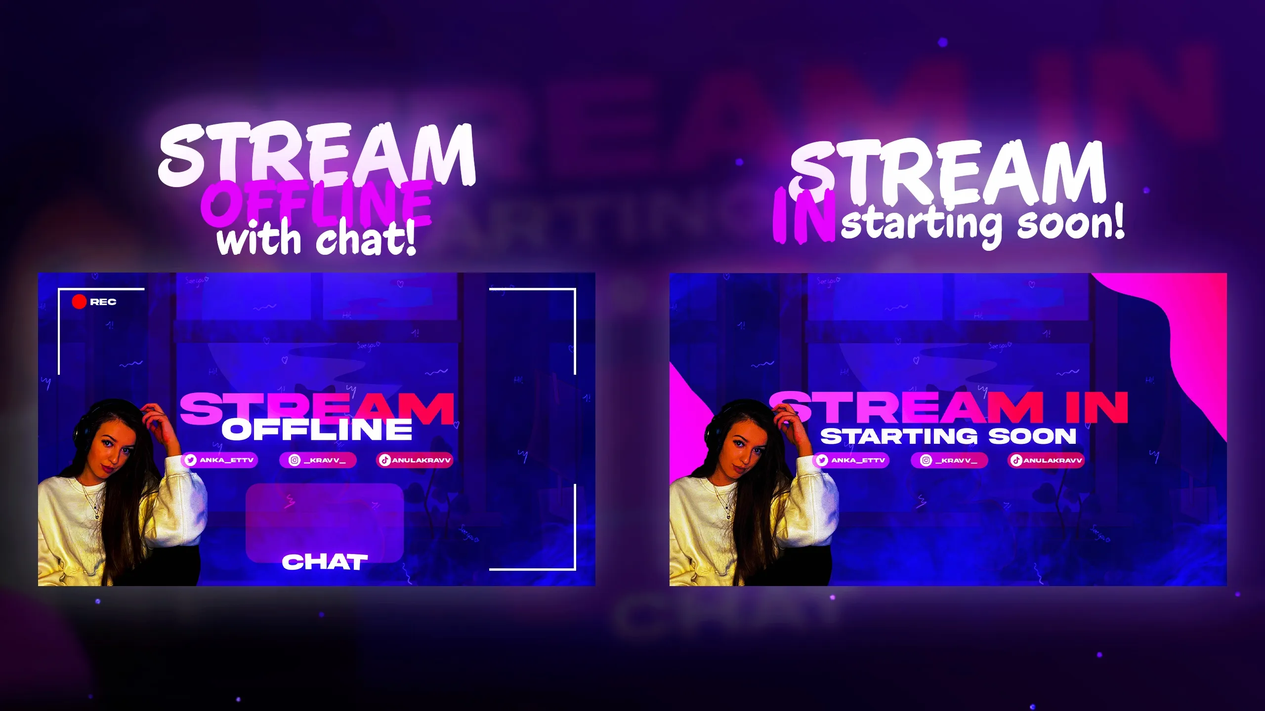 Projekt baneru / overlay / Twitch