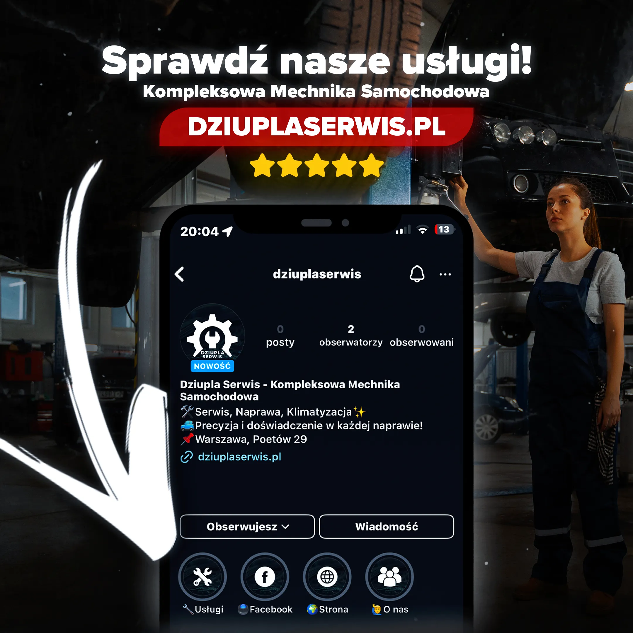 Kreacja social media – post sprzedażowy