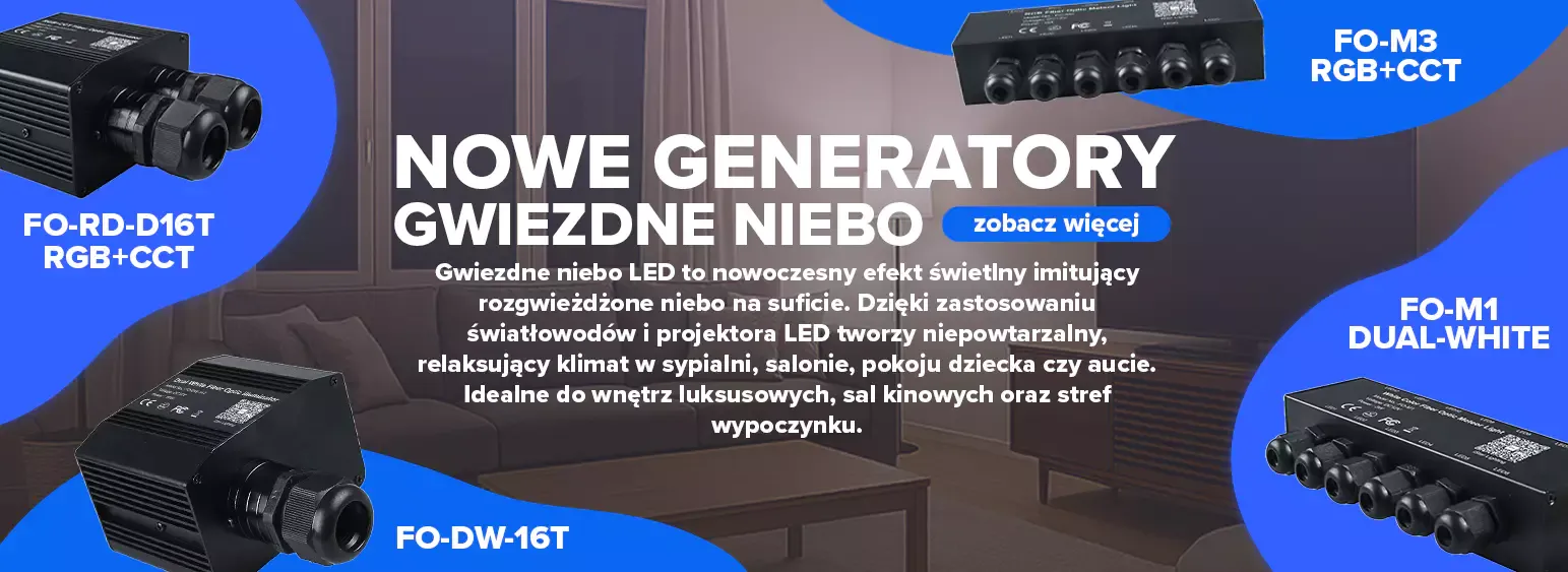 Baner reklamowy – nowe generatory Gwiezdne niebo
