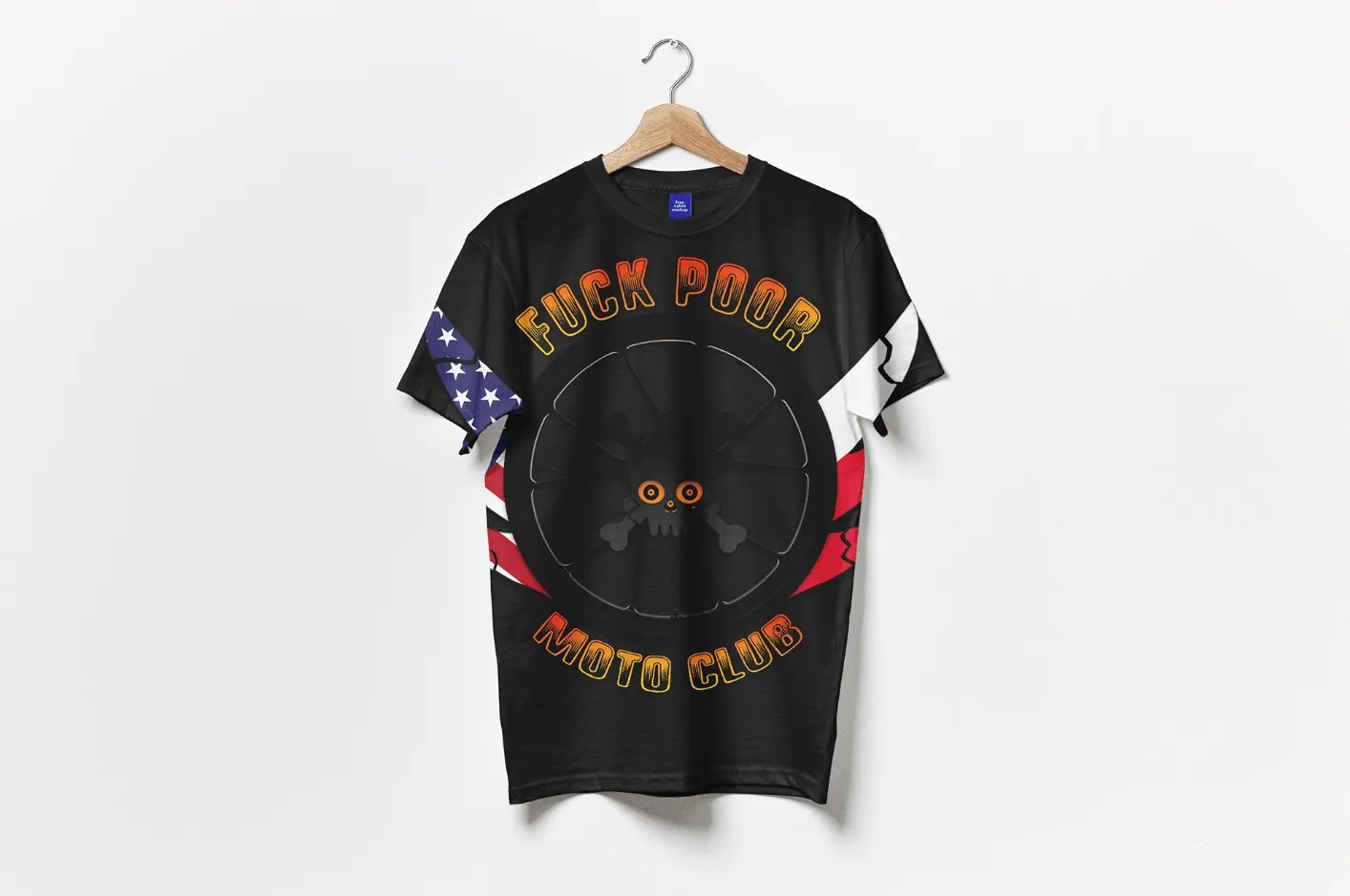 Projekt graficzny / nadruk na odzież – typograficzny plakat