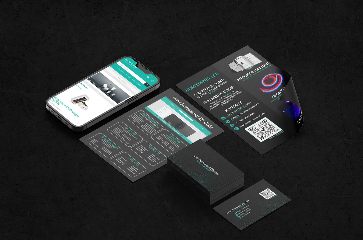 Prezentacja oferty – kompozycja materiałów promocyjnych 2